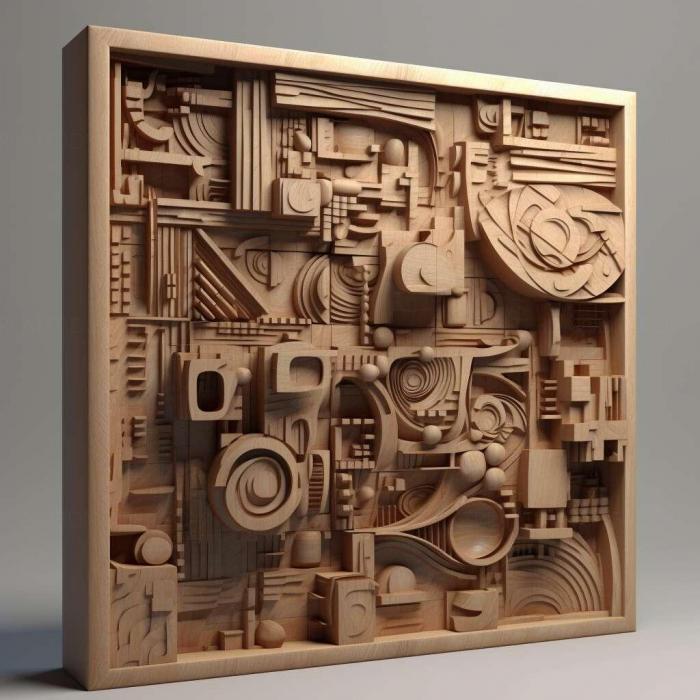 نموذج ثلاثي الأبعاد لآلة CNC 3D Art 